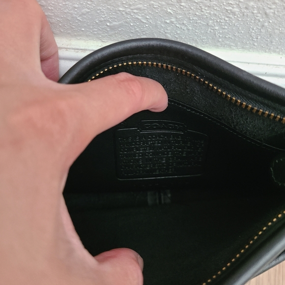 Coach leather crossbody black - Picture 5 of 5